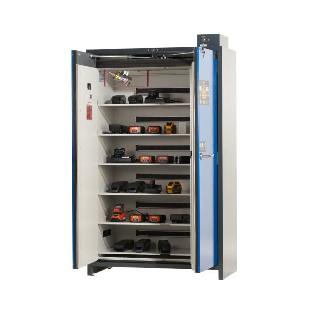 Lithium Battery Double Door Storage / Charging Cabinet - 1