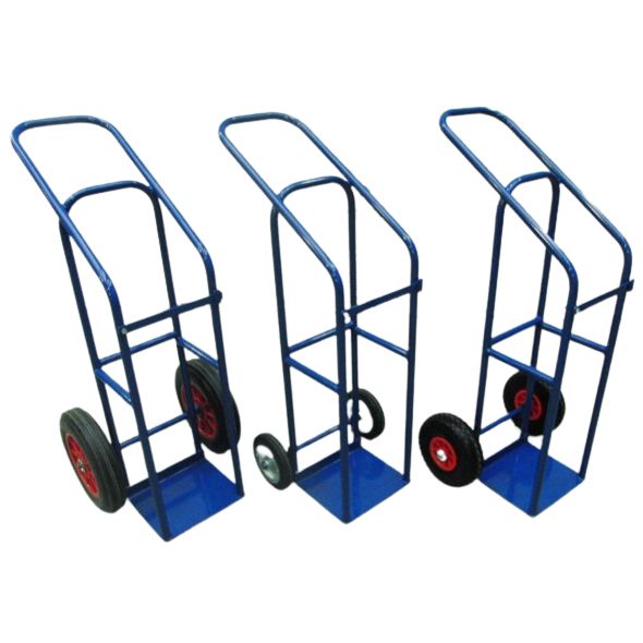 Single Medical Gas Cylinder Trolley >240mm - 2 Wheels