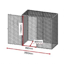 Protector Gas Cage 1800x1800x950mm