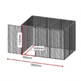 Protector Gas Cage 1800x2700x1850mm