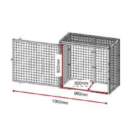 Protector Gas Cage 900x1000x550mm