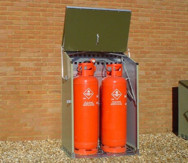 Sentu 2x47kg Gas Cylinder Cabinet | Gas Cage Shop