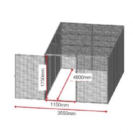 Protector Gas Cage 1800x2400x4850mm