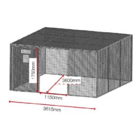 Protector Gas Cage 1800x3600x3650mm