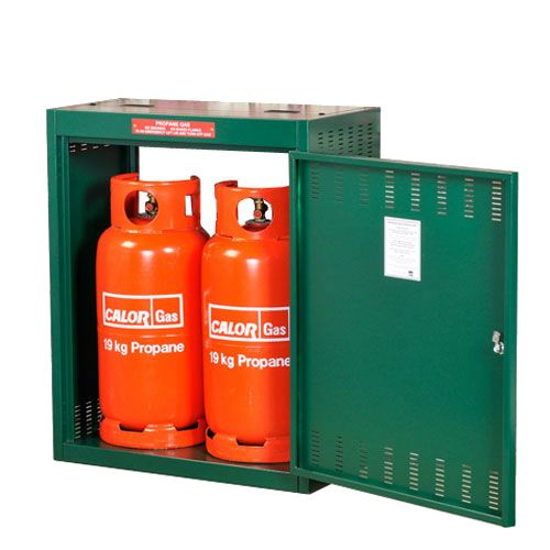 Solid Gas Cylinder Cabinet - 2 x 19kg