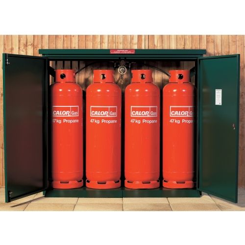 Solid Gas Cylinder Cabinet 4X47kg | Gas Cage Shop