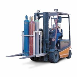 Liftable Forklift Gas Cylinder Pallet - Small