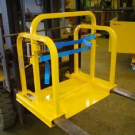 Liftable Forklift Gas Cylinder Handler