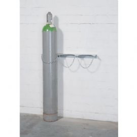 Galvanised Gas Cylinder Wall Brackets >230mm