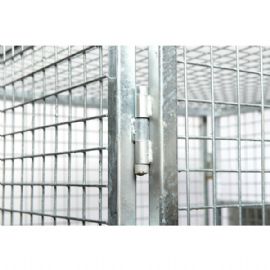 Folding Gas Cylinder Cage - Galvanised