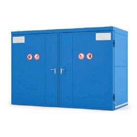 Fire Resistant Enclosure - 2 x 24 Cylinders - Solid Door