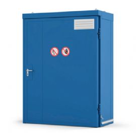 Fire Resistant Enclosure - 1 x 12 Cylinders - Solid Door