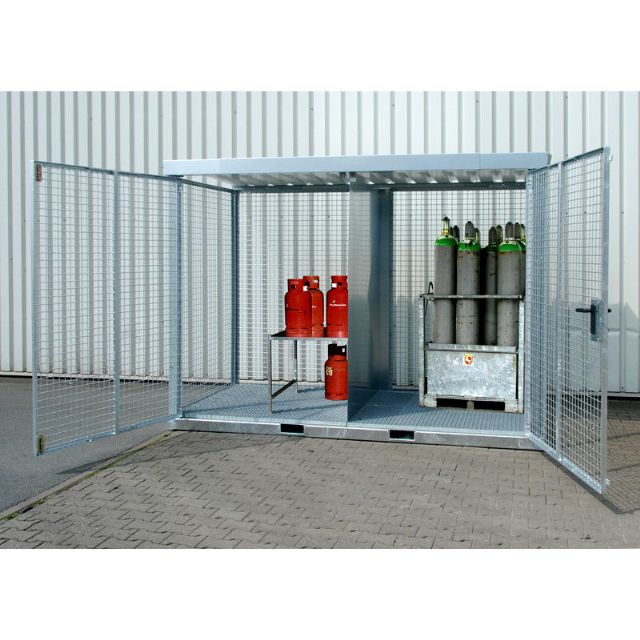 Forkliftable Gas Cage Partition