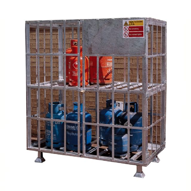 Galvanised Forecourt Gas Cylinder Cage