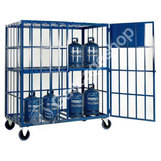 Mobile Gas Cylinder Cage - 16 x 19kg