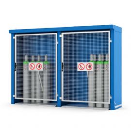 Fire Resistant Enclosure - 2 x 12 Cylinders - Mesh Door