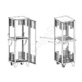 Portable Gas Cylinder Cage - 2 x 13kg